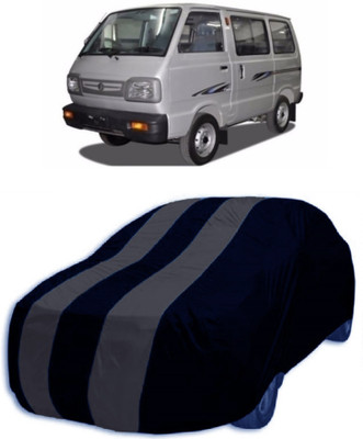 MoTRoX Car Cover For Maruti Suzuki Omni (Without Mirror Pockets)(Grey, Blue)