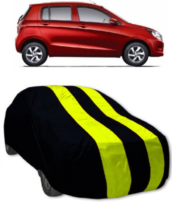 MoTRoX Car Cover For Maruti Suzuki Celerio (Without Mirror Pockets)(Red, Yellow)