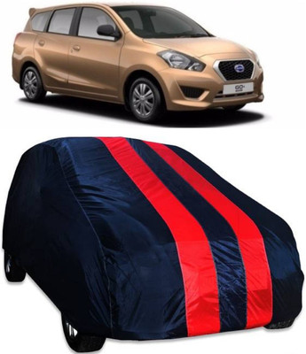 MoTRoX Car Cover For Nissan Go+ (Without Mirror Pockets)(Red, Blue)