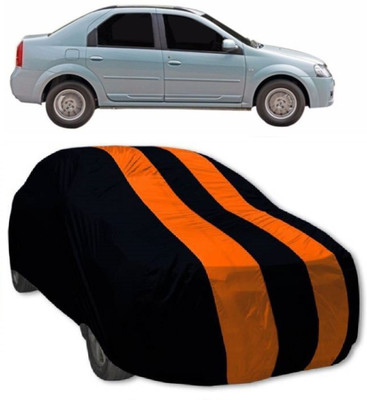 MoTRoX Car Cover For Tata Indigo CS (Without Mirror Pockets)(Orange, Blue)