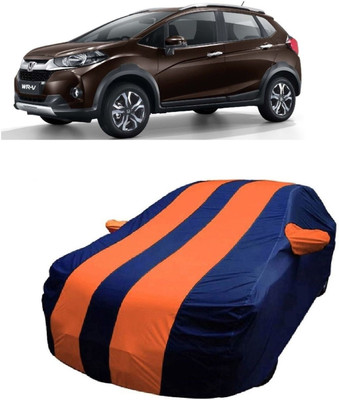 MoTRoX Car Cover For Honda WR-V (With Mirror Pockets)(Blue, Orange)