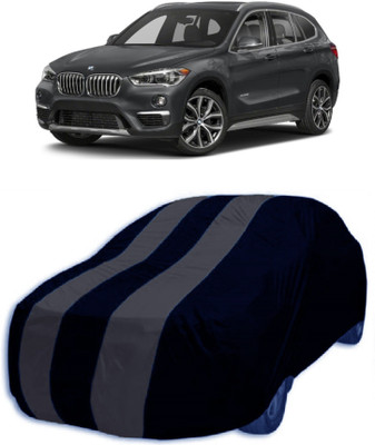 MoTRoX Car Cover For BMW X1 (Without Mirror Pockets)(Grey, Blue)