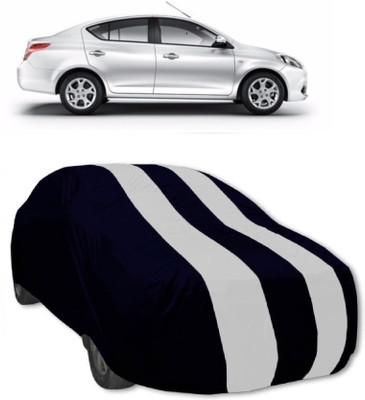 MoTRoX Car Cover For Renault Scala (Without Mirror Pockets)(Red, White)