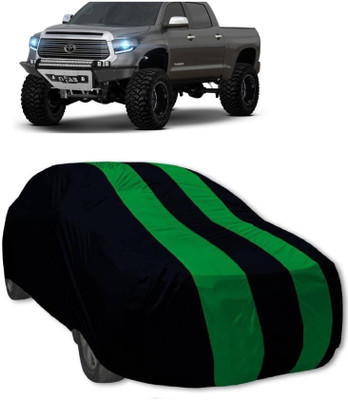 MoTRoX Car Cover For Toyota Tundra (Without Mirror Pockets)(Green, Blue)