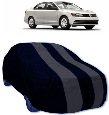 MoTRoX Car Cover For Volkswagen Jetta (Without Mirror Pockets)(Grey, Blue)