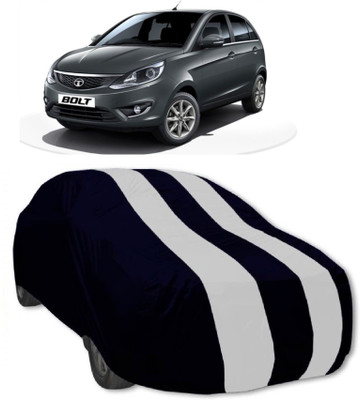MoTRoX Car Cover For Tata Bolt (Without Mirror Pockets)(Red, White)