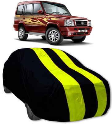 MoTRoX Car Cover For Tata Sumo Gold (Without Mirror Pockets)(Red, Yellow)