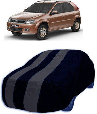 MoTRoX Car Cover For Mahindra Verito Vibe (Without Mirror Pockets)(Grey, Blue)