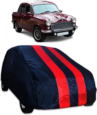 MoTRoX Car Cover For HM Ambassador 2.0D (Without Mirror Pockets)(Red, Blue)