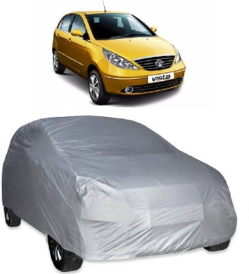 MoTRoX Car Cover For Tata Vista (Without Mirror Pockets)(Silver)