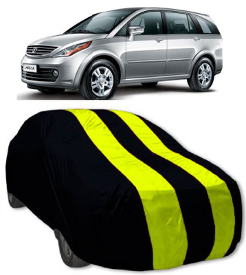 MoTRoX Car Cover For Tata Aria (Without Mirror Pockets)(Red, Yellow)