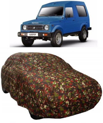 MoTRoX Car Cover For Maruti Suzuki Gypsy MG-410 (With Mirror Pockets)(Multicolor)