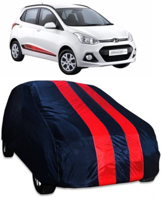 MoTRoX Car Cover For Hyundai Grand i10 (Without Mirror Pockets)(Red, Blue)