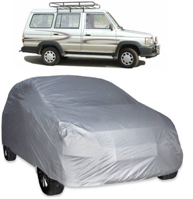 MoTRoX Car Cover For Toyota Qualis (Without Mirror Pockets)(Silver)
