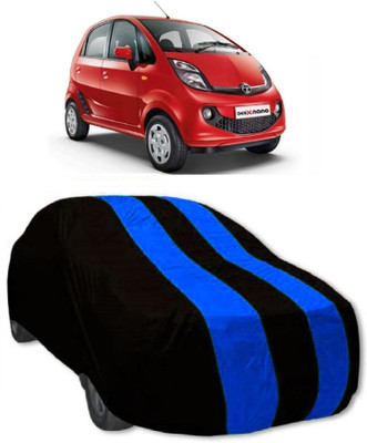 MoTRoX Car Cover For Tata Nano (Without Mirror Pockets)(Red, Blue)