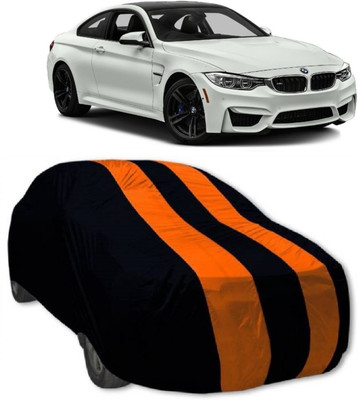 MoTRoX Car Cover For BMW M4 (Without Mirror Pockets)(Orange, Blue)