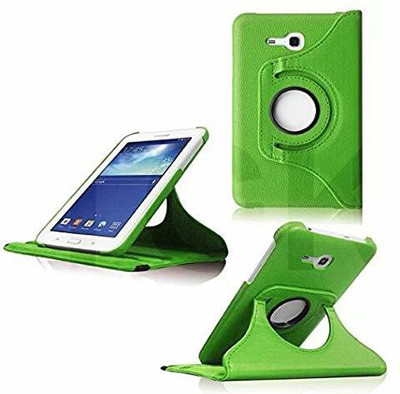TGK Book Cover for Samsung Galaxy TAB 3, TAB 3V, SM- T116, SM- T113, SM- T110, SM- T111 (7.0 inch NEO Lite)(Green)