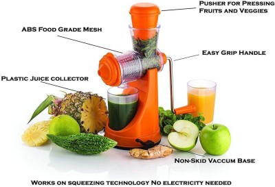 RAMBHAKTA Plastic Hand Juicer Hand Juicer Machine, manual Orange juicer for fruit Juice, juicer for mosambi, juicer for Pomegranate, Fruit...