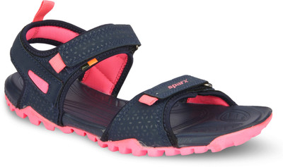 Sparx SS 499 Women Flats(Navy, Pink , 6)