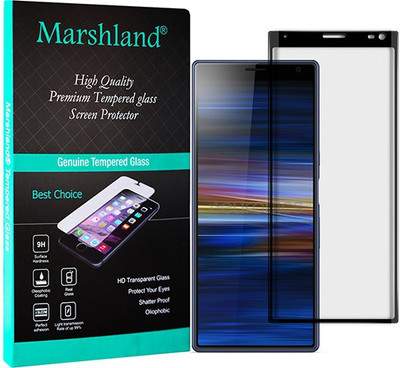 MARSHLAND Edge To Edge Tempered Glass for Sony Xperia 10 Plus(Pack of 1)