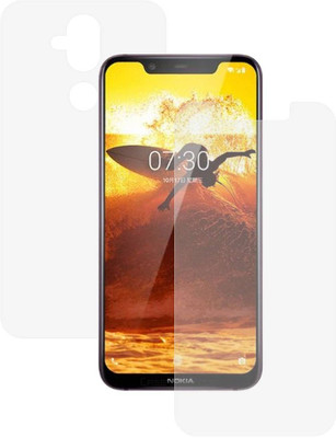 CASE CREATION Front and Back Screen Guard for Nokia 8.1(Pack of 2)