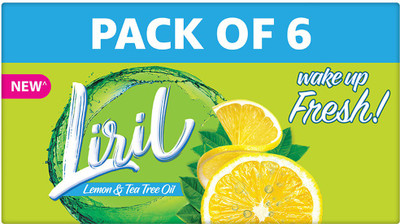 Liril Lemon & Tea Tree Oil Soap (6 x 20.83 g)