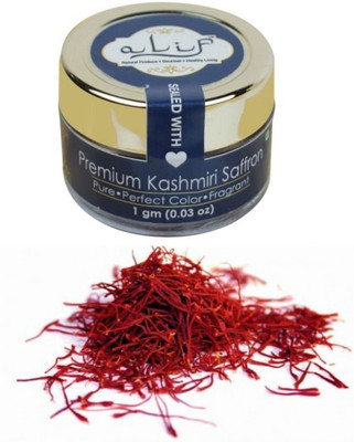 alif Premium & Pure Kashmiri Saffron 1g(1 g)