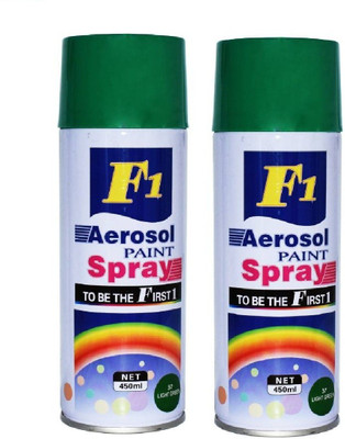 F1 Green Spray Paint 450 ml(Pack of 2)