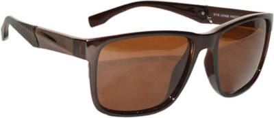 PETER JONES Wayfarer Sunglasses(For Men & Women, Brown)