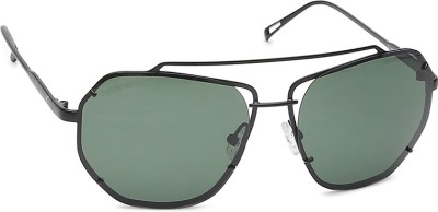 Fastrack Rectangular Sunglasses(For Men, Green)