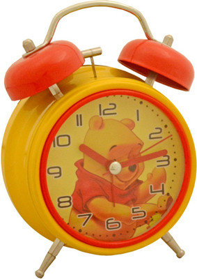 JMALL Analog Yellow Clock