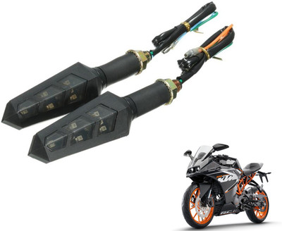 PRTEK Front, Rear LED Indicator Light for KTM RC 390(Yellow)