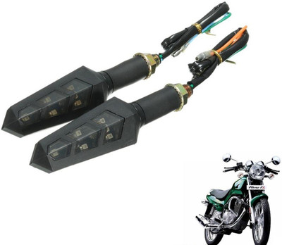 PRTEK Front, Rear LED Indicator Light for TVS Fiero F2(Yellow)