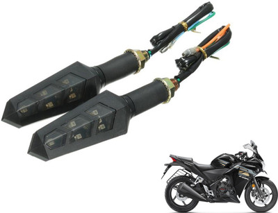 PRTEK Front, Rear LED Indicator Light for Honda CBR 250R(Yellow)
