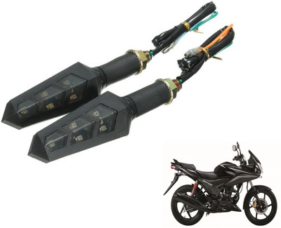 PRTEK Front, Rear LED Indicator Light for Honda CBF Stunner(Yellow)