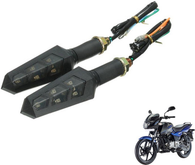 PRTEK Front, Rear LED Indicator Light for Bajaj Pulsar 150 DTS-i(Yellow)