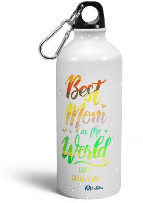 Tee Mafia Best Mom 600 ml Water Bottle(Set of 1, White)