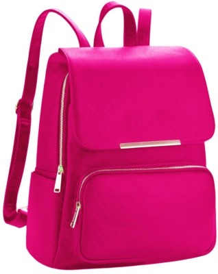 Claze Casual Backpack Bags For Women And Girls 7 L Backpack(Pink)