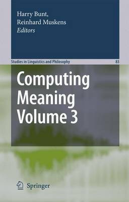 Computing Meaning(English, Electronic book text, Bunt Harry C)