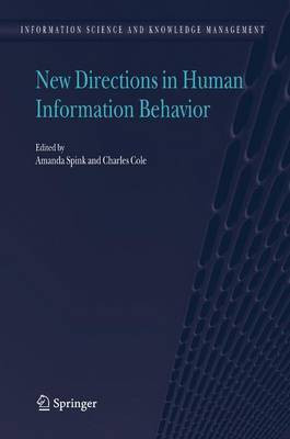 New Directions in Human Information Behavior(English, Electronic book text, Spink Amanda)