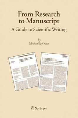 From Research to Manuscript(English, Electronic book text, Katz Michael Jay)