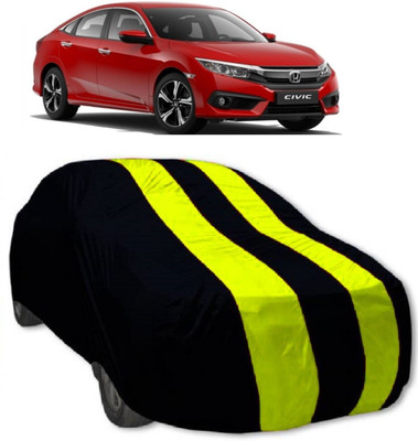MoTRoX Car Cover For Tata Estate (Without Mirror Pockets)(Red, Yellow)