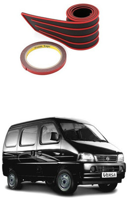 PRTEK Plastic Car Bumper Guard(Black, Red, Pack of 1, Maruti, Versa)