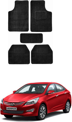 MATIES Fabric Standard Mat For  Hyundai Verna(Black)