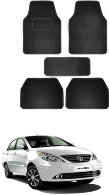 MATIES Fabric Standard Mat For  Tata Manza(Black)