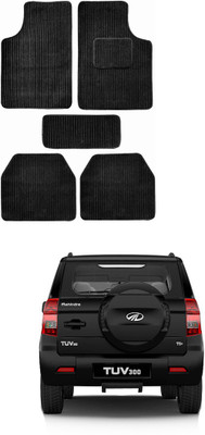 MATIES Fabric Standard Mat For  Mahindra TUV 300(Black)