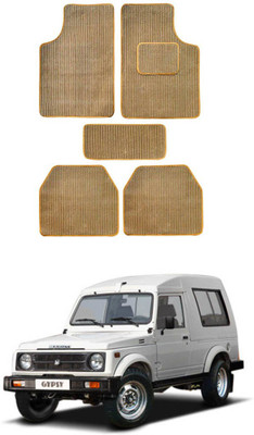 MATIES Fabric Standard Mat For  Maruti Suzuki Gypsy(Beige)