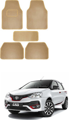 MATIES Fabric Standard Mat For  Toyota Etios Liva(Beige)