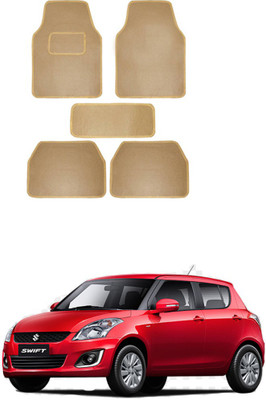 MATIES Fabric Standard Mat For  Maruti Suzuki Swift(Beige)