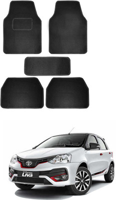 MATIES Fabric Standard Mat For  Toyota Etios Liva(Black)
